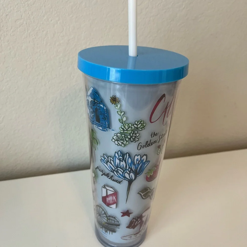 Starbucks California The Golden State 24oz Venti Acrylic Cold Cup Tumbler